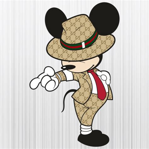 mickey mouse gucci|mickey mouse wearing gucci.